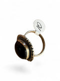 Black Onyx Solid 925 Sterling Silver Ring 10