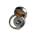 Baltic Amber Solid 925 Sterling Silver Ring 6