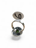 Kingman Peacock Dahlia Solid 925 Sterling Silver Ring 6