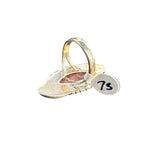 Cobalto Calcite Solid 925 Sterling Silver Ring 7.5