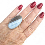 Owyhee Opal Solid 925 Sterling Silver Ring 7.5