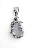 Rainbow Moonstone Solid 925 Sterling Silver Pendant