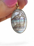 Fluorite Solid 925 Sterling Silver Pendant