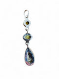 Kingman Honey Dahlia Solid 925 Sterling Silver Pendant