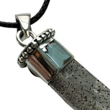 Super Seven Wand Solid 925 Sterling Silver Pendant