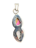 Kingman Cotton Candy Turquoise Solid 925 Sterling Silver Pendant