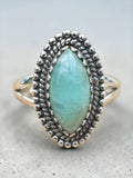 Amazonite Solid 925 Sterling Silver Ring 6
