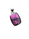Cherry Blossom Dahlia Solid 925 Sterling Silver Pendant