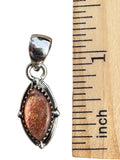 Sunstone Solid 925 Sterling Silver Pendant