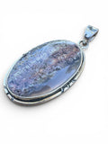 Moss Agate Solid 925 Sterling Silver Pendant
