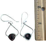 Rhodonite Solid 925 Sterling Silver Earrings