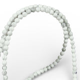 Howlite 4 mm Beaded Necklace