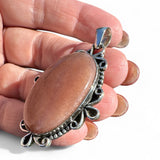 Sunstone Solid 925 Sterling Silver Pendant