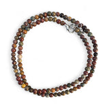 Picasso Jasper 4 mm Beaded Necklace