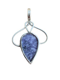 Lepidolite Solid 925 Sterling Silver Pendant