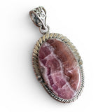 Pink Colbalto Calcite Solid 925 Sterling Silver Pendant