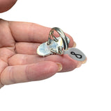 Rainbow Moonstone Solid 925 Sterling Silver Ring 8