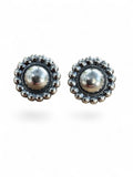 Dome Solid 925 Sterling Silver Earrings