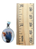 Scenic Agate Solid 925 Sterling Silver Pendant
