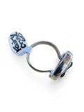 Staurolite Fairy Cross Crystal Solid 925 Sterling Silver Ring 7