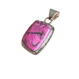 Kingman Cherry Blossom Dahlia Solid 925 Sterling Silver Pendant