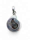 Ammonite Solid 925 Sterling Silver Pendant