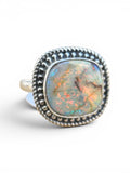 Monarch Opal Solid 925 Sterling Silver Ring 8