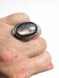 Hypersthene Solid 925 Sterling Silver Ring 7.5
