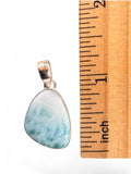 Caribbean Larimar Solid 925 Sterling Silver Pendant