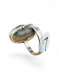 Ocean Jasper Solid 925 Sterling Silver Ring 7