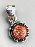 Sunstone Solid 925 Sterling Silver Pendant
