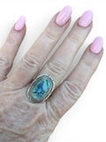 Monarch Opal Solid 925 Sterling Silver Ring 9.5