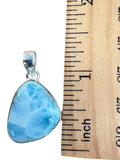 Caribbean Larimar Solid 925 Sterling Silver Pendant (Copy)