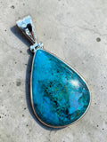 Shattuckite Solid 925 Sterling Silver Pendant