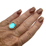 Mercury Topaz Solid 925 Sterling Silver Ring 9