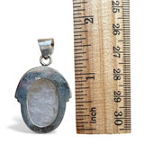 Rainbow Moonstone Solid 925 Sterling Silver Pendant