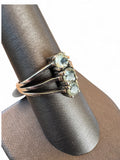 Prasiolite Green Amethyst Solid 925 Sterling Silver Ring 8