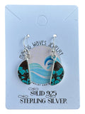 Tibetan Turquoise Solid 925 Sterling Silver Earrings