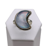 MOON Aurora Solid 925 Sterling Silver Ring