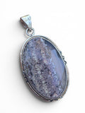 Moss Agate Solid 925 Sterling Silver Pendant