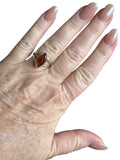 Baltic Amber Solid 925 Sterling Silver Ring 9