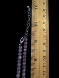 Amethyst 4 mm Beaded Necklace