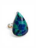 Blue Bird Azurite Solid 925 Sterling Silver Ring 7