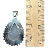 Rainbow Moonstone Solid 925 Sterling Silver Pendant