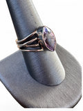 Amethyst Solid 925 Sterling Silver Ring 9