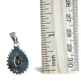 Blue Topaz Solid 925 Sterling Silver Pendant