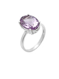Amethyst Solid 925 Sterling Silver Ring 7