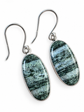 Chrysotile Solid 925 Sterling Silver Earrings