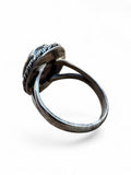 Leopardskin Jasper Solid 925 Sterling Silver Ring 8