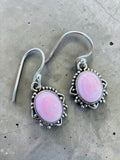 Pink Queen Conch Solid 925 Sterling Silver Earrings